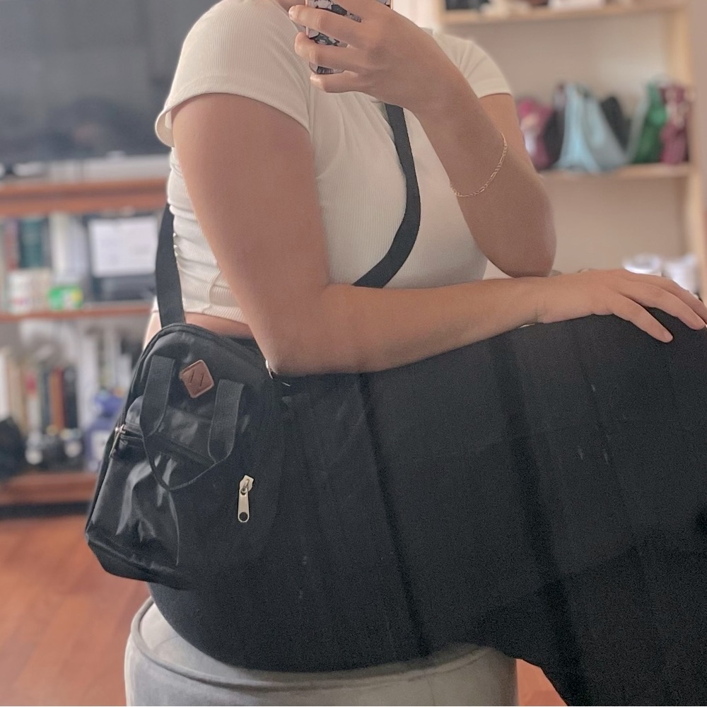 Mini Black Adjustable Crossbody Bag